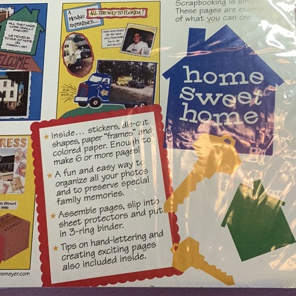 FINAL SALE PRICE Frances Meyer Scrapbooking Supplies Set of 6 - Picture 3 of 5